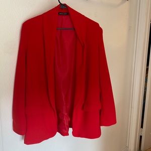 Red blazer
